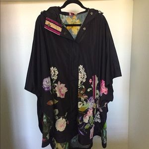 “Johnny Was” Reversible Rain Poncho